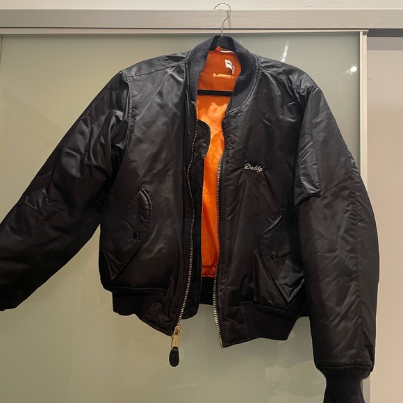 Danielle Guizio black bomber jacket - Picture 3 of 4